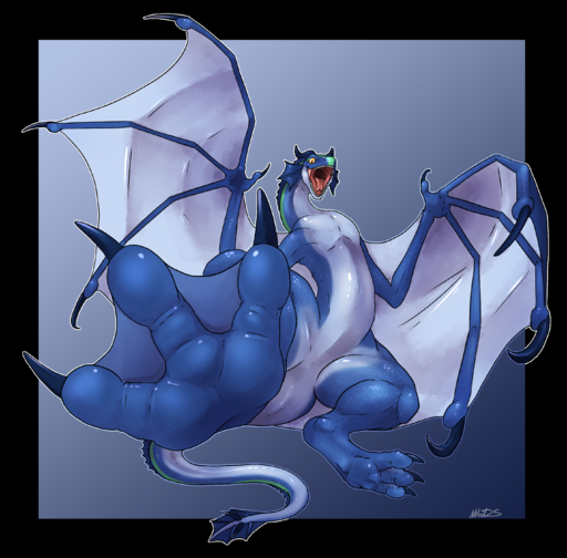 2019 3_toes :d abstract_background absurd_res alpha_channel amber_eyes aquatic_dragon blue_body blue_scales blue_wings border claws countershade_arms countershade_face countershade_tail countershade_torso countershade_wings countershading dardranac digital_media_(artwork) digitigrade dorsal_fin dragon ear_fins ear_frill featureless_crotch feet female feral fin foot_focus frill_(anatomy) glistening glistening_body glistening_eyes glistening_scales glistening_tail green_body green_scales green_stripes hi_res hindpaw horn long_neck looking_at_viewer looking_down marine membrane_(anatomy) membranous_wings multicolored_body multicolored_scales nitrods nude open_mouth paws pupils reptile scales scalie shaded slit_pupils smile solo spiked_tail spikes spikes_(anatomy) spines spread_legs spreading striped_body striped_scales stripes tail_fin toes tongue tongue_out transparent_border two_tone_body two_tone_scales two_tone_wings western_dragon white_body white_countershading white_scales wing_claws wings wyvern // 2824x2778 // 6.2MB