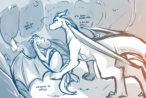 cave claws conditional_dnp dialogue dragon duo english_text female feral horn lady_nora larger_female lying male membrane_(anatomy) membranous_wings monochrome on_back scalie scared size_difference sketch smaller_male smile text tom_fischbach trace_legacy transformation twokinds webcomic webcomic_character wings // 1200x805 // 748.9KB