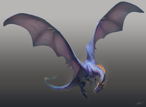 2014 absurd_res ambiguous_gender arvalis blue_body blue_scales claws digital_media_(artwork) dragon feral flying head_ridge hi_res horn membrane_(anatomy) membranous_wings scales scalie simple_background solo spread_wings western_dragon wings // 3333x2454 // 705.1KB