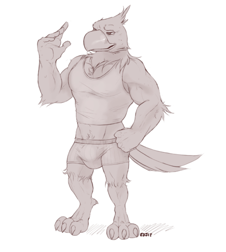 2017 accipitrid accipitriform anthro apollo_(animal_crossing) avian bald_eagle bird boxer_briefs bulge clothed clothing eagle edjit feathers hi_res male muscular muscular_anthro muscular_male sea_eagle shirt solo tail_feathers tank_top topwear underwear video_games // 1792x2000 // 814.0KB