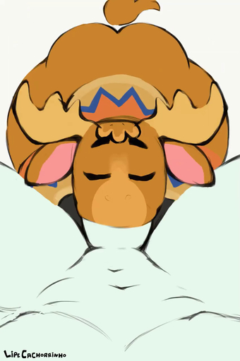 abs animated anthro antlers brown_body brown_fur capreoline cervid duo erection erik_(animal_crossing) first_person_view fur genitals hi_res horn lipecachorrinho male malemale mammal moose no_sound oral penis short_playtime video_games webm // 850x1280, 1.5s // 873.2KB