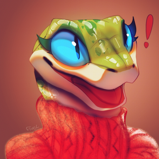 ! 1:1 ambiguous_gender anthro blue_eyes clothed clothing fivel gecko gradient_background green_body green_scales lizard open_mouth reptile scales scalie simple_background smile surprised_expression sweater topwear turtleneck // 1024x1024 // 3.0MB