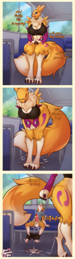 absurd_res beagle bodily_fluids bus canid canine canis commercial_vehicle cum digimon_(species) domestic_dog fox genital_fluids genitals hi_res hunting_dog lamont_(fursona) mammal penis public_transportation renamon scent_hound seat sitting sitting_on vehicle vehicle_for_hire yourdigimongirl // 910x3111 // 2.4MB