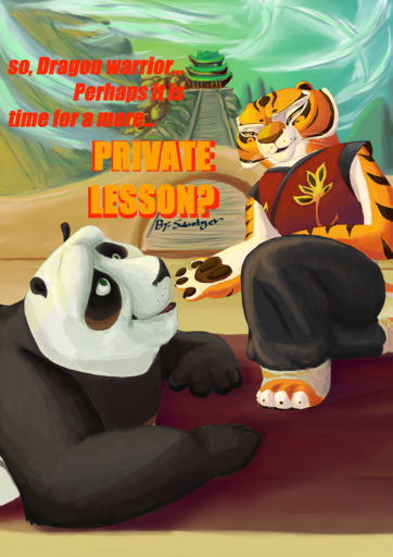absurd_res anthro comic cover cover_art cover_page duo english_text felid female giant_panda hi_res male mammal master_po_ping master_tigress pantherine sabrotiger text tiger ursid // 2481x3508 // 4.8MB