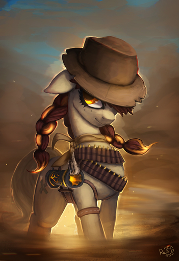 absurd_res braided_hair clothed clothing cutie_mark day detailed_background digital_media_(artwork) digital_painting_(artwork) equid eyelashes fan_character female feral hair hasbro hat headgear headwear hi_res hooves mammal my_little_pony outside photonoko poison_tail smile solo standing // 3750x5476 // 6.1MB