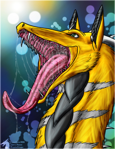 abstract bodily_fluids digital_media_(artwork) dragon drooling fan_character fangs feral fur gaping_mouth hi_res jaws krypton kryptonsvingar open_mouth saliva solo teeth throat tongue tongue_out vore // 1403x1815 // 3.2MB