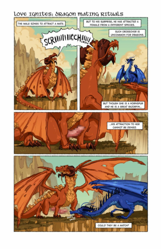 ambiguous_gender censored christinastrain comic crotch_sniffing dragon dragonriders_of_pern duo english_text erection feral hi_res male maleambiguous penis pixelated quadruped scalie sniffing text western_dragon wings // 825x1275 // 1.5MB