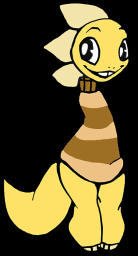 alpha_channel anthro armless clothed clothing monster_kid reptile scalie solo spirale translucent video_games // 378x700 // 99.0KB