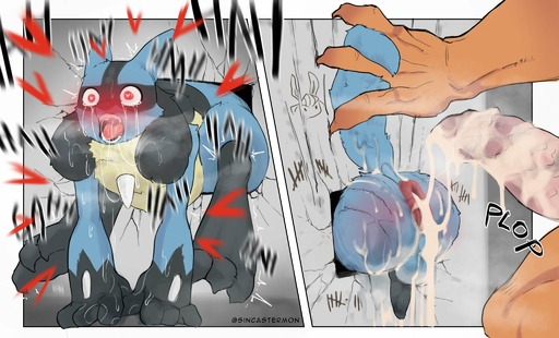 <3 <3_eyes anthro anus balls big_penis biped black_body blue_body bodily_fluids border charizard comic cum cum_in_ass cum_inside duo erection fangs generation_1_pokemon generation_4_pokemon genital_fluids genitals hi_res kabeshiri leaking_cum lucario male malemale open_mouth orange_body penis plop pokemon_(species) questionable_consent red_eyes sincastermon sound_effects stuck tears text url video_games white_border // 2048x1240 // 308.0KB