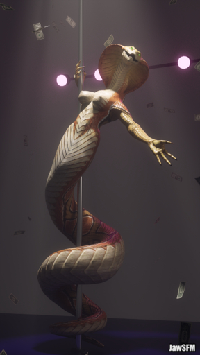 3d_(artwork) 4_fingers 9:16 anthro apode belly_scales breasts claws coiling dancing digital_media_(artwork) draconcopode featureless_crotch female fingers green_sclera hi_res jawsfm legless long_neck long_tail looking_at_viewer money naga nipples non-mammal_breasts nude open_mouth orange_body orange_scales pole pole_dancing reptile scales scalie serpentine snake snake_hood solo stripper tipping video_games viper_(x-com) x-com x-com:_chimera_squad // 1080x1920 // 2.5MB