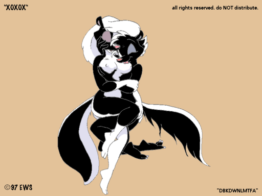 1997 4:3 anthro breast_lick breast_play breasts duo eric_schwartz female femalefemale hug licking mammal mephitid nude skunk stacey_(disambiguation) tongue tongue_out tracey // 800x600 // 12.4KB