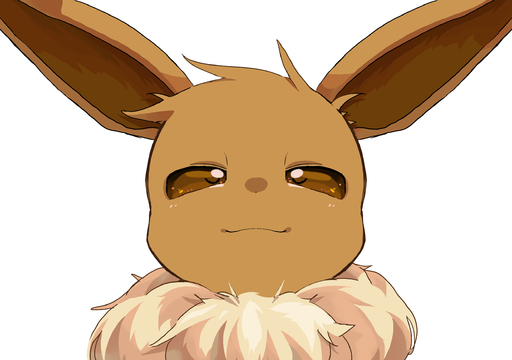 2021 ambiguous_gender brown_body brown_eyes brown_fur c62r8myfyiuhf5d canid canine eevee feral fluffy fur half-closed_eyes headshot_portrait hi_res kemono looking_at_viewer mammal narrowed_eyes neck_tuft pokemon_(species) portrait reaction_image simple_background smug solo tuft video_games white_background white_body white_fur // 2508x1764 // 979.1KB