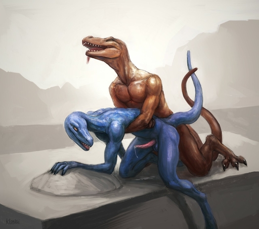 2015 anal anal_penetration anthro blue_body blue_skin bodily_fluids brown_body brown_skin claws cum cum_drip cum_on_ground cum_on_penis dripping duo erection eyes_closed from_behind_position genital_fluids klongi lizard looking_up male malemale male_penetrated male_penetrating male_penetrating_male open_mouth orange_eyes penetration penis precum reptile scalie sex teeth tongue tongue_out // 1280x1129 // 156KB