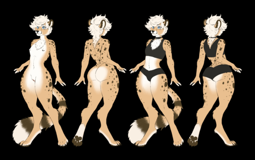 2018 abs absurd_res alpha_channel anthro barbell big_butt blue_eyes bottomwear bra breasts brown_body butt cheetah chest_tuft claws clothing collar digitigrade facial_piercing felid feline female flat_colors fluffy fluffy_tail fy'rah genitals hair hi_res hindpaw hotpants ino_makani jewelry mammal model_sheet naturally_censored nipple_piercing nipple_tuft nipples nose_piercing nude offon paws piercing pussy septum_piercing short_hair shorts simple_background small_breasts smile solo spiky_hair sports_bra spots stripes tail_tuft tan_body tattoo transparent_background tuft underwear white_body white_hair wide_hips xngfng95 // 5500x3461 // 3.6MB