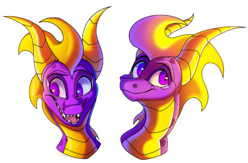2020 activision anthro dragon front_view head_crest headshot_portrait hi_res horn open_mouth plaguedogs123 portrait purple_eyes simple_background solo spyro spyro_the_dragon teeth tongue video_games white_background // 2148x1410 // 1.0MB