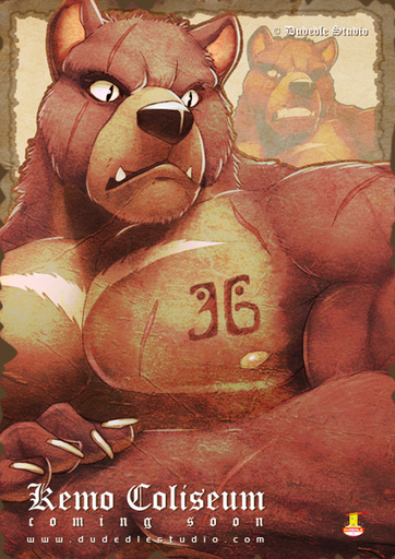 2011 anthro black_bear clothed clothing dudedle male mammal moon_bear muscular muscular_anthro muscular_male nipples null-ghost pinup pose scar solo tattoo tharsix topless ursid ursine // 424x600 // 167.5KB