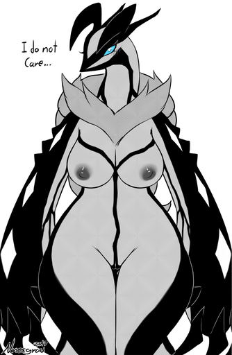 2017 alternate_color anthro anthrofied avian big_breasts biped black_pussy blue_sclera blush bored breasts curvy_figure dialogue digital_drawing_(artwork) digital_media_(artwork) english_text eyelashes feather_tuft feathers female fluffy front_view genitals grey_nipples legendary_pokemon neck_tuft nipples nnecgrau non-mammal_breasts nude pokemon_(species) pokemorph portrait pussy restricted_palette simple_background small_waist solo spikes spot_color standing text thick_thighs three-quarter_portrait tuft video_games voluptuous white_background white_eyes wide_hips winged_arms wings yveltal // 619x950 // 249.3KB