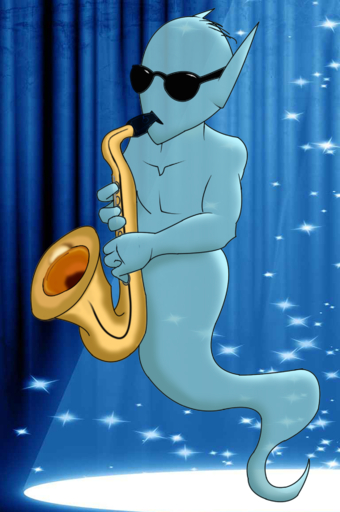 2017 aggy_(prequel) bluedraggy digital_media_(artwork) eyewear ghost hi_res holding_musical_instrument holding_object humanoid kazerad male musical_instrument not_furry nude saxophone solo spirit sunglasses video_games webcomic webcomic_character wind_instrument woodwind_instrument // 1280x1929 // 1.6MB