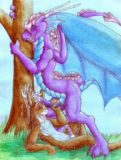 after_sex anthro antlers bodily_fluids cum dragon duo erection genital_fluids genitals horn interspecies male malemale membrane_(anatomy) membranous_wings nude outside penis penis_grab ruaidri scalie sex side_view sky tongue western_dragon wings // 493x650 // 89KB