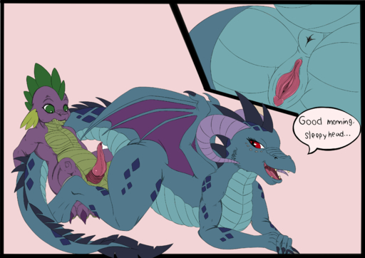 absurd_res age_difference anus close-up dragon duo exelzior exelzior-maximus female friendship_is_magic genitals hasbro hi_res male malefemale my_little_pony penis princess_ember_(mlp) pussy spike_(mlp) wings young // 3507x2480 // 3.0MB