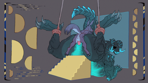 16:9 2021 2d_animation animated anthro anthro_on_anthro anthro_penetrated anthro_penetrating anthro_penetrating_anthro anus balls big_butt black_body black_fur black_scales bound breasts butt claws clitoris conditional_dnp curvy_figure deathclaw digital_media_(artwork) duo erection eye_patch eyewear fangs female female_penetrated finger_claws from_behind_position fur fuzzamorous genitals grey_body grey_fur height_assist hi_res hooves horn larger_anthro larger_female larger_penetrated legs_tied male malefemale male_penetrating male_penetrating_female multicolored_body multicolored_fur no_sound penetration penile penile_penetration penis penis_in_pussy perching_position pussy quantum_deathclaw_(fallout) scales sex short_playtime size_difference small_dom_big_sub smaller_anthro smaller_male spread_legs spreading thick_thighs toe_claws urethra vaginal vaginal_penetration video_games voluptuous widescreen zwitterkitsune_(character) // 1920x1080 // 7.2MB