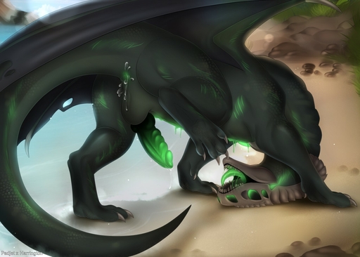 2019 4_toes after_anal after_sex anus balls beach black_body black_scales bodily_fluids claws cum cum_in_ass cum_inside detailed_background digital_media_(artwork) dragon erection feet feral genital_fluids genitals green_anus green_penis green_tongue horn male membrane_(anatomy) membranous_wings non-mammal_balls open_mouth outside padjetxharrington penis raised_leg sand scales scalie seaside shoreline sky smirgel solo spines teeth toes tongue water western_dragon wings // 1280x914 // 150.6KB