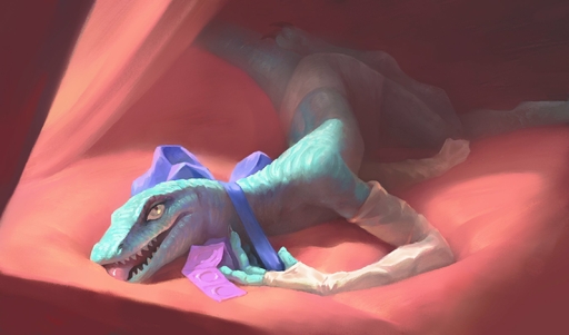 2021 ambiguous_gender anthro arm_warmers armwear claws clothing condom finger_claws green_body green_scales hi_res klongi lizard looking_at_viewer lying on_side reptile scales scalie sexual_barrier_device solo tongue tongue_out // 2274x1336 // 272.1KB