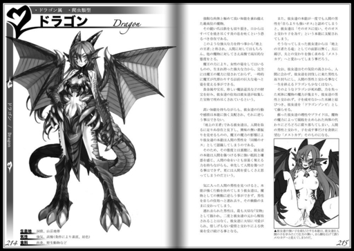 character_profile dragon dragon_girl horns kenkou_cross kenkou_kurosu mamono_girl_lover monochrome monster_girl monster_girl_profile pussy pussy_juice vagina wings // 1000x710 // 192.0KB