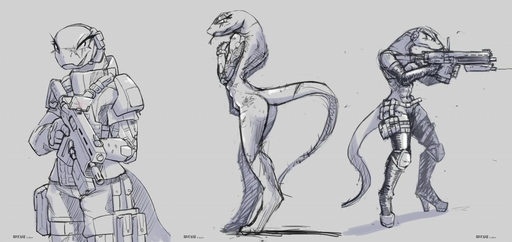 anthro armor belt butt female forked greyscale grin gun headgear headphones headset monochrome nude prosthetic prosthetic_arm prosthetic_limb ranged_weapon reptile robot_arm sat_v12 scalie silvana_(sat_v12) sketch smile snake soldier solo tongue tongue_out utility_belt warrior weapon // 1280x604 // 137.4KB
