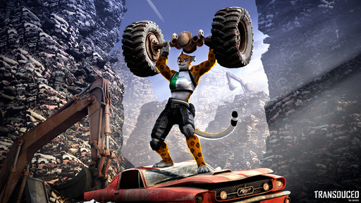 16:9 3d_(artwork) 4_toes anthro barefoot belt blue_eyes breasts car claws clothed clothing countershade_feet countershading digital_media_(artwork) exercise feet felid female grin hi_res holding_object junkyard leopard mammal pantherine plantigrade smile solo teeth toes vehicle vivon wallpaper weightlifting weights widescreen workout zorryn // 1920x1080 // 878.6KB