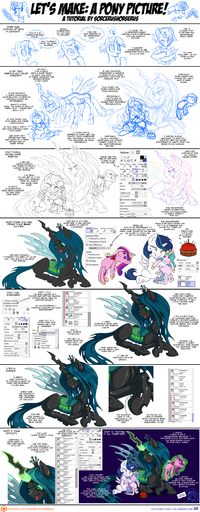 2015 absurd_res arthropod changeling comic dialogue english_text equid equine fan_character fangs feathered_wings feathers female friendship_is_magic fur glowing green_hair group hair hasbro hi_res hole_(anatomy) horn horse how-to hug insect_wings magic mammal multicolored_hair my_little_pony plushie pupils purple_body purple_fur purple_hair queen_chrysalis_(mlp) sharp_teeth slit_pupils sorc teeth text twilight_sparkle_(mlp) two_tone_hair unicorn url voodoo voodoo_doll wings // 1248x3201 // 2.6MB