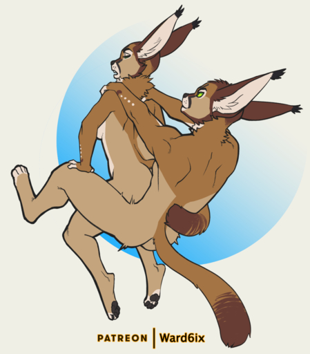 2020 4_toes 5_fingers ambiguous_penetration anthro anthro_on_anthro anthro_penetrated anthro_penetrating anthro_penetrating_anthro breasts brown_body brown_fur caracal caracal_(genus) digital_media_(artwork) dipstick_tail duo ear_tuft eyes_closed faint feet felid feline female female_penetrated fingerless_(marking) fingers from_behind_position fur green_eyes inner_ear_fluff intraspecies male malefemale male_penetrating male_penetrating_female mammal markings multicolored_tail open_mouth penetration rear_view selfcest sex side_boob square_crossover tail_markings toeless_(marking) toes tuft // 876x1000 // 287.2KB