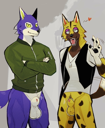 2021 <3 absurd_res animal_genitalia animal_penis anthro balls bottomless canid canine canine_penis canis casual_exposure clothed clothing crossed_arms dog_tags duo eyes_closed fur genitals gesture grey_background hi_res jacket k0bit0wani kyle_(animal_crossing) lobo_(animal_crossing) looking_at_viewer male mammal open_clothing open_mouth open_smile open_topwear open_vest outside penis penis_tip plant sheath shirt simple_background smile standing teeth tongue topwear tree tuft vest video_games waving wolf // 2050x2500 // 599.1KB