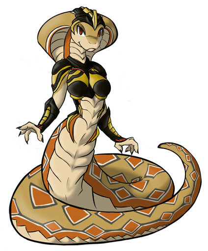 4_fingers anthro apode armor breasts brown_eyes digital_media_(artwork) draconcopode featureless_breasts female fingers hi_res infinitedge2u legless looking_at_viewer naga non-mammal_breasts reptile scalie serpentine simple_background snake snake_hood solo video_games viper_(x-com) white_background x-com // 1210x1462 // 532.9KB