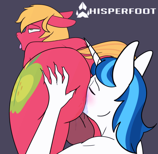 2017 2d_animation anal animated anthro anthrofied backsack balls big_macintosh_(mlp) blue_hair bouncing_balls butt conditional_dnp cutie_mark dock duo equid equine eyes_closed friendship_is_magic fucked_silly genitals hair hand_on_butt hasbro hi_res horn horse looking_pleasured male malemale mammal motion_tweening my_little_pony nude oral pony rimming sex shining_armor_(mlp) short_playtime simple_background tongue tongue_out unicorn whisperfoot // 1315x1280 // 2.2MB