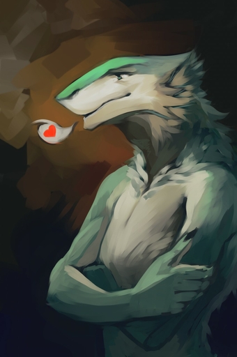 2015 5_fingers <3 abstract_background anthro biped black_claws claws countershade_face countershade_torso countershading crossed_arms digital_media_(artwork) finger_claws fingers fur green_body green_eyes green_face green_fur green_hands hi_res male monotone_eyes monotone_hands multicolored_body multicolored_face multicolored_fur nude pictographics sergal solo standing two_tone_body two_tone_face two_tone_fur white_body white_countershading white_face white_fur whiteleonard // 850x1280 // 100.5KB