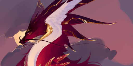 2020 absurd_res ambiguous_gender digital_media_(artwork) dragon feathered_dragon feathers headshot_portrait hi_res kassillea portrait red_body red_feathers solo white_body white_feathers yellow_eyes // 3241x1615 // 2.6MB
