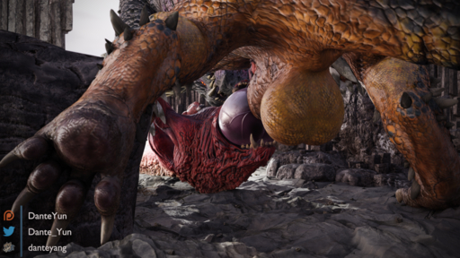 16:9 2020 3d_(artwork) abdominal_bulge backsack balls big_penis butt capcom claws conditional_dnp dante_yun day detailed_background digital_media_(artwork) dragon elder_dragon erection fanged_wyvern feet fellatio feral feral_on_feral feral_penetrated feral_penetrating feral_penetrating_feral genitals knot lying male malemale monster_hunter nergigante nude odogaron oral oral_penetration paws penetration penile penis presenting red_body red_scales rough_sex scales scalie sex size_difference spikes teeth toe_claws toes tongue tongue_out video_games watermark widescreen // 1280x720 // 5.1MB