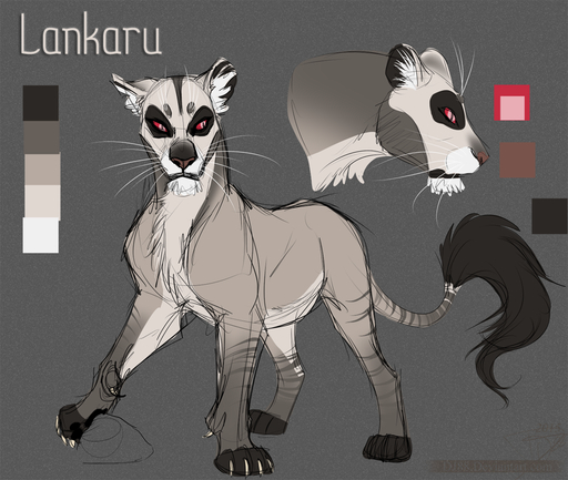 ambiguous_gender claws felid feral fur grey_body grey_fur hioshiru mammal model_sheet paws red_eyes simple_background solo whiskers // 1000x845 // 813KB