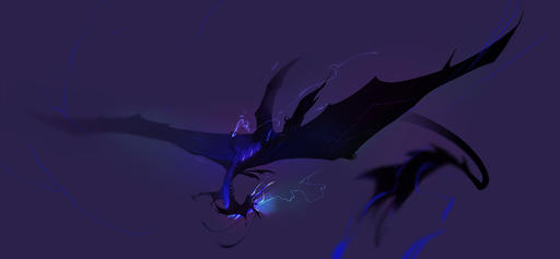 2019 absurd_res ambiguous_gender claws digital_media_(artwork) dragon feral hi_res horn kassillea membrane_(anatomy) membranous_wings purple_background scales scalie simple_background solo spines western_dragon wings // 3500x1617 // 1.1MB