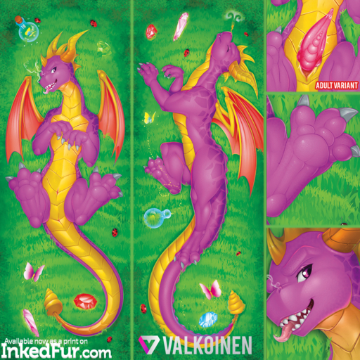 1:1 activision animal_genitalia anus barefoot bottle claws dakimakura_design digital_media_(artwork) dragon english_text erection feet feral fire genital_slit genitals hi_res horn looking_at_viewer lying male on_back open_mouth penis pink_penis purple_body purple_eyes purple_skin ribbed_penis scales scalie shaded sharp_claws slit smile smoke solo spyro spyro_the_dragon tapering_penis text toe_claws tongue url valkoinen video_games western_dragon wings // 1280x1280 // 2.7MB