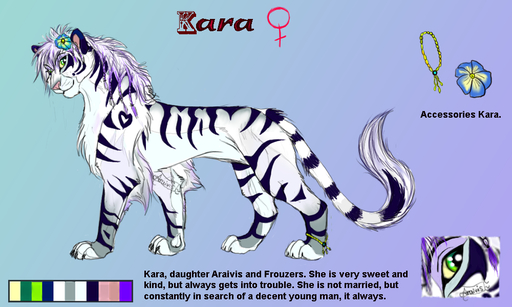 5:3 araivis-edelveys claws english_text female feral fur gradient_background green_eyes mammal model_sheet side_view simple_background solo standing striped_body striped_fur stripes text white_body white_fur // 1000x600 // 1.3MB