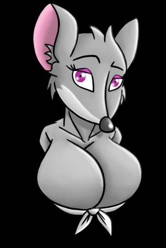 ! ? alpha_channel anthro big_breasts breasts bust_portrait cleavage clothed clothing creatiffy eyelashes eyeshadow female huge_breasts looking_at_viewer makeup mammal mouse murid murine portrait purple_eyes rodent simple_background solo thea_stilton transparent_background // 667x1000 // 454.2KB