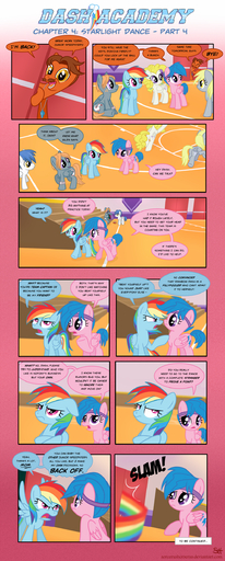 absurd_res angry argie_ribbs_(mlp) argument blue_body blue_feathers blue_fur brolly_brella_(mlp) comic cutie_mark derpy_hooves_(mlp) dialogue digital_media_(artwork) duo_focus english_text equid equine feathered_wings feathers female feral firefly_(pre-g4) fur group hair hi_res horse insult male mammal multicolored_hair pegasus rainbow_dash_(mlp) rainbow_hair sorc surprise_(pre-g4) text url wings // 994x2471 // 2.2MB