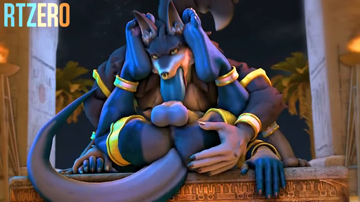 animated anthro canid canine canis clothing cobalt_(rtzero) duo egyptian egyptian_clothing feet fellatio genitals griff_(rtzero) high_framerate lizard male malemale male_penetrated male_penetrating male_penetrating_male mammal moan muscular muscular_anthro muscular_male oral penetration penile penis reptile rtzero scalie sex short_playtime soles sound webm wolf // 854x480, 16s // 11.7MB