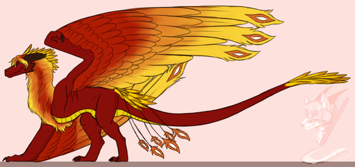avian dragon european_mythology feral greek_mythology hi_res hybrid icy-marth male model_sheet mythological_avian mythological_firebird mythology phoenix solo // 2106x992 // 848.9KB