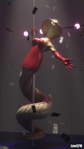 3d_(artwork) 4_fingers 9:16 anthro apode belly_scales breasts clothing coiling dancing digital_media_(artwork) draconcopode dress female fingers gloves green_sclera handwear hi_res jawsfm legless long_neck long_tail looking_at_viewer money naga non-mammal_breasts open_mouth orange_body orange_scales pole pole_dancing red_clothing red_dress reptile scales scalie serpentine snake snake_hood solo strapless_clothing strapless_dress stripper tipping video_games viper_(x-com) x-com x-com:_chimera_squad // 1080x1920 // 2.6MB