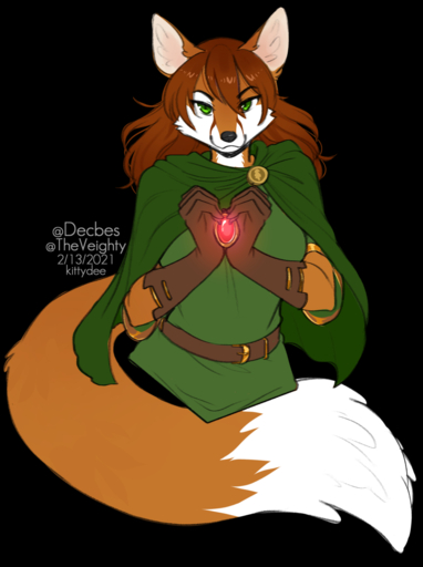 2021 5_fingers alpha_channel anthro breasts brown_hair canid canine digital_media_(artwork) eyebrows eyelashes female fingers fox fur green_eyes hair hi_res kittydee mammal orange_body orange_fur simple_background solo transparent_background // 956x1280 // 497KB