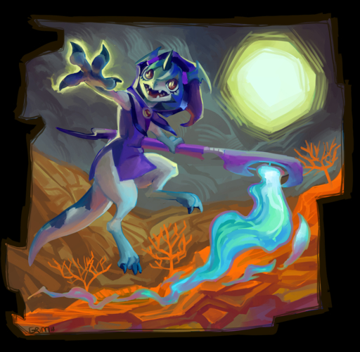 alpha_channel ambiguous_gender anthro blue_body blue_fire claws clothing colored_fire dragon fire flying grimart magic magic_staff night_sky open_mouth outstretched_hand purple_clothing sharp_claws sifyro solo sun white_body wizard_robe // 1021x998 // 987.0KB