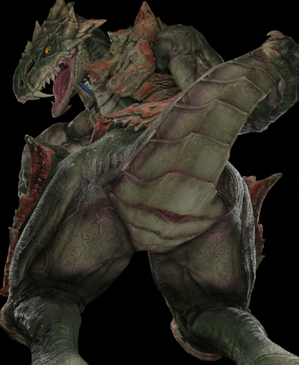 3d_(artwork) animal_genitalia anthro armor biped butt butt_focus cloaca digital_media_(artwork) female genitals hi_res horizontal_cloaca lizard mostly_nude muscular open_mouth presenting presenting_cloaca raised_tail reptile reptilligator scalie sharp_teeth simple_background sorg_(species) sorlag teeth thick_thighs tongue veiny_muscles wide_hips yellow_sclera // 1920x2340 // 6.0MB